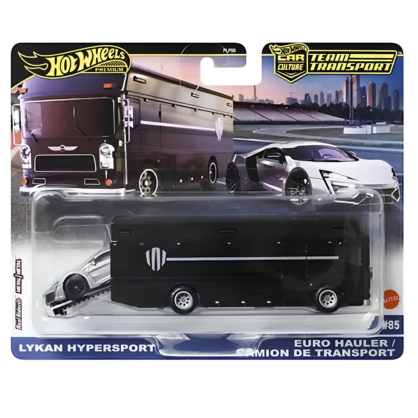 Hot Wheels Premium Team Transport Car Culture Lykan Hypersport Euro Hauler