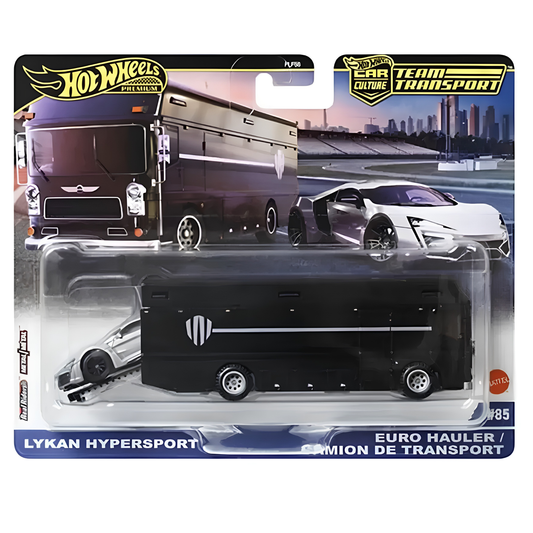 Hot Wheels Premium Team Transport Car Culture Lykan Hypersport Euro Hauler